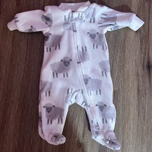 Preemie Sheep Footie